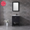 24 inch espresso corner Bathroom Vanity