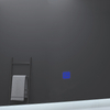 Personalised wall mounted bathroom LED mirror