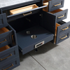 60 inch navy blue free standing Bathroom Vanity