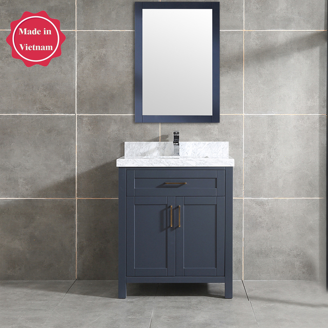 30 inch blue floor mounted Bathroom Vanity
