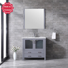 36 inch gray floor mounted Bathroom Vanity