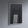 30 inch personalised wall mounted bathroom LED mirror