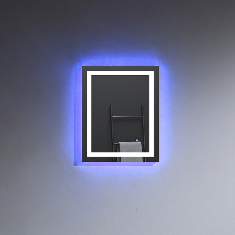 Anti-fog 24inch wall mounted LED mirror for bathroom