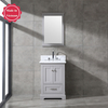 traditional 24 inch gray Bathroom Vanity