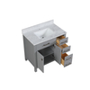 small 36 inch gray Bathroom Vanity
