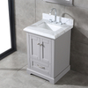 traditional 24 inch gray Bathroom Vanity
