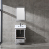 traditional 24 inch gray Bathroom Vanity