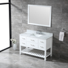 small 48 inch white Bathroom Vanity
