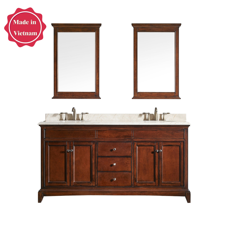 60 inch mahogany free standing Bathroom Vanity