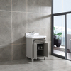 24 inch grey corner Bathroom Vanity