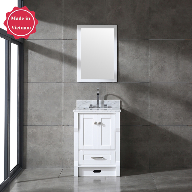 24 inch modern grey Bathroom Vanity