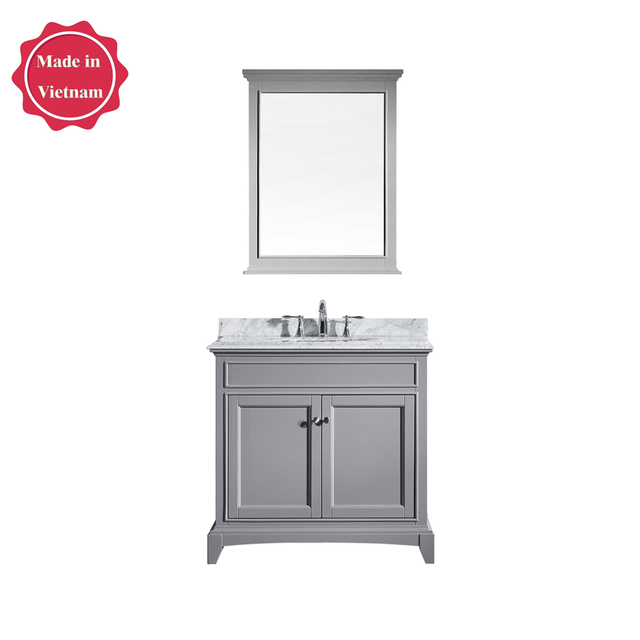 antique gray free standing Bathroom Vanity