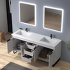 72 inch gray free standing Bathroom Vanity