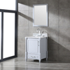 small gray floor mounted Bathroom Vanity
