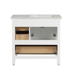36 inch modern white free standing Bathroom Vanity