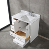 36 inch antique white Bathroom Vanity for corner