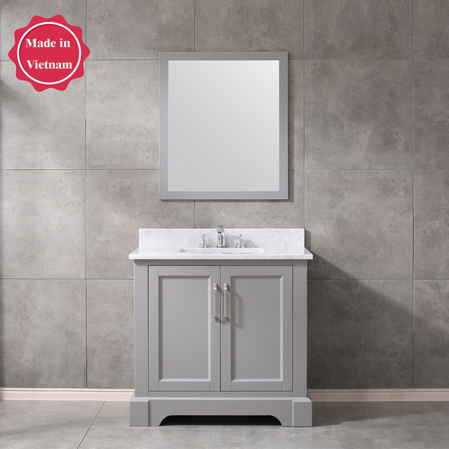 36inch grey single sink Bathroom Vanity