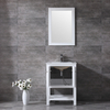 24inch white bathroom vanity small size cabinet for bathroom