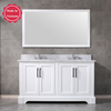 60 inch white free standing Bathroom Vanity