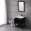 24 inch espresso corner Bathroom Vanity