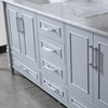 72 inch gray floor mounted Bathroom Vanity