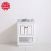 24 inch white floor mounted Bathroom Vanity