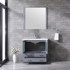 36 inch gray floor mounted Bathroom Vanity
