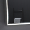 60 inch personalised wall mounted bathroom LED mirror with matel frame