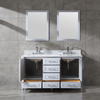 60 inch grey floor mounted Bathroom Vanity
