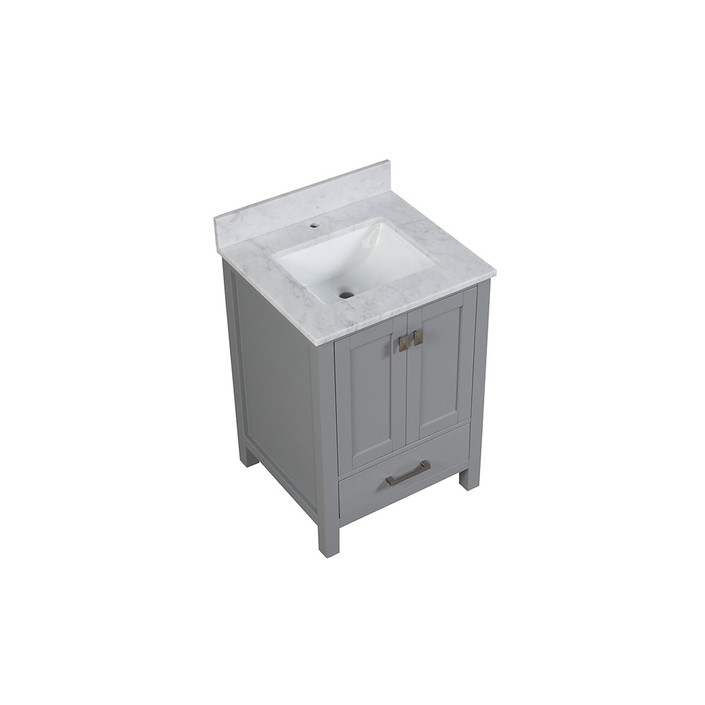 modern 24 inch gray Bathroom Vanity