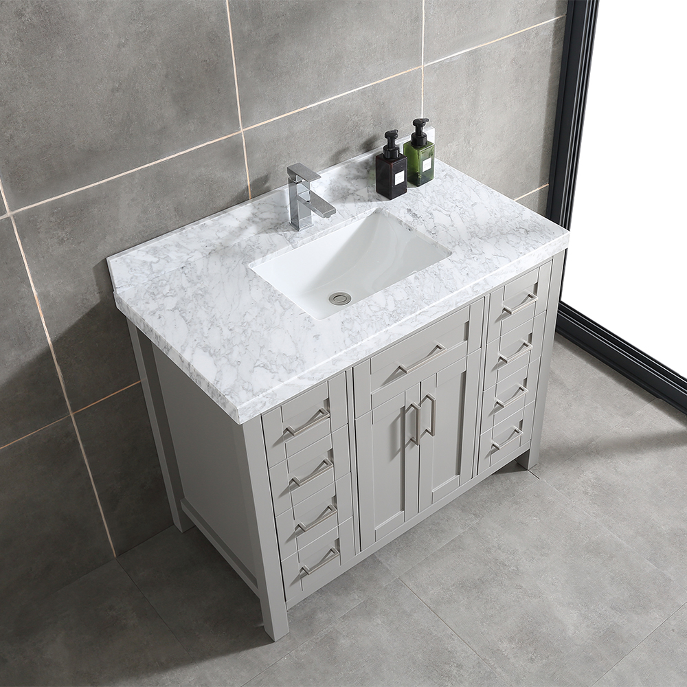 42inch grey floor mounted Bathroom Vanity