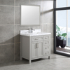 36 inch gray free standing Bathroom Vanity