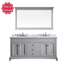 grey free standing Bathroom Vanity