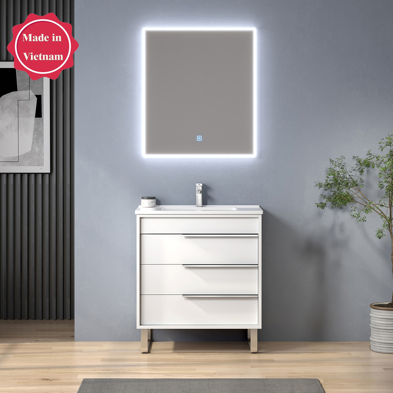 30 inch traditional white Bathroom Vanity