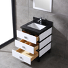 24 inch traditional white Bathroom Vanity for corner