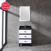 24 inch traditional white Bathroom Vanity for corner