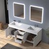 72 inch white double sinks Bathroom Vanity