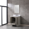 30 inch modern greige Bathroom Vanity with sink