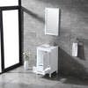 20 inch white small Bathroom Vanity for floor