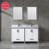 60 inch double grey Bathroom Vanity for floor