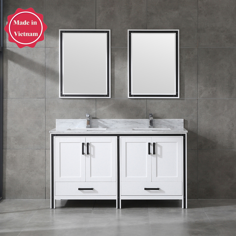 60 inch double grey Bathroom Vanity for floor