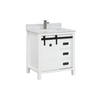 30 inch white vintage free standing Bathroom Vanity