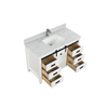 48 inch white vintage Bathroom Vanity for floor