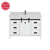 48 inch white vintage Bathroom Vanity for floor