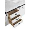 72 inch white traditional Bathroom Vanity for corner