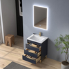 24 inch blue small floor mounted Bathroom Vanity