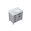 36 inch stone grey Bathroom Vanity for floor