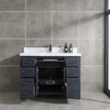 48 inch blue corner Bathroom Vanity