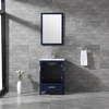 24 inch navy blue corner Bathroom Vanity
