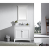 36 inch white floor mounted Bathroom Vanity